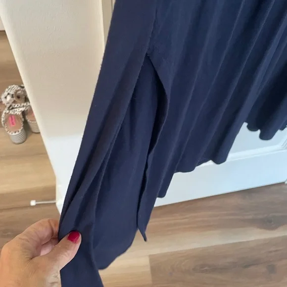 Soft Surroundings Deep Blue Midi Dress in large petite - Picture 4 of 6